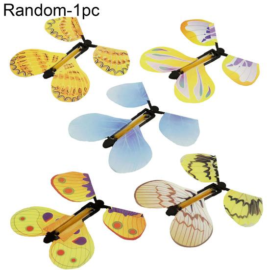 Toy Surprising Exquisite Iron Wind Up Butterfly Tricky Toy for Birthday