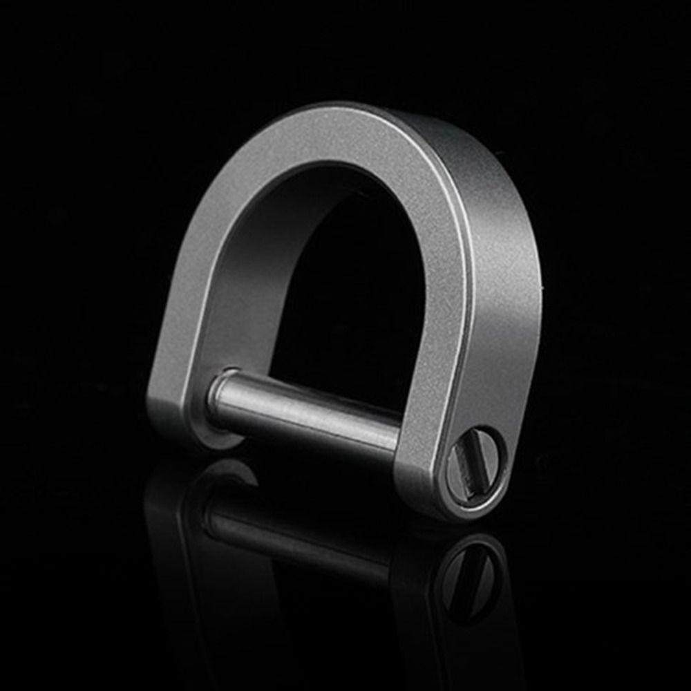 Horseshoes Buckles High Quality D Bow Staples 3 Sizes Carabiner Outdoor Accessories