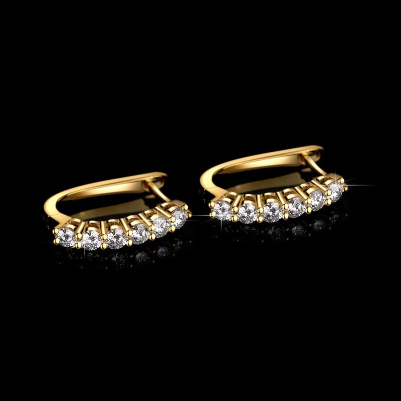 Bague Ringen Женские геометрические серьги из серебра Mosan S925 с бриллиантами, простой модный подарок на День святого Валентина