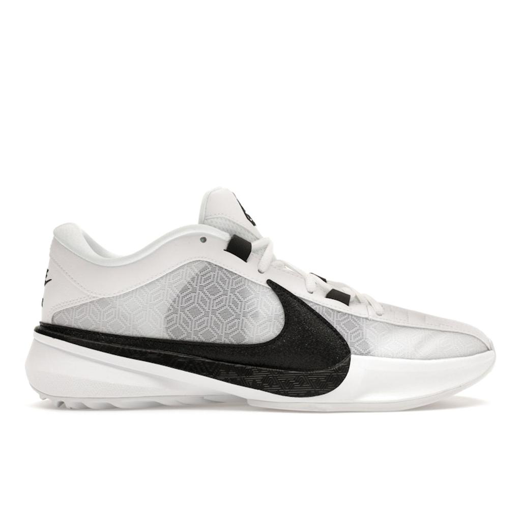 Nike Zoom Freak 5 TB White Black Unisex Sneakers DZ2946-100