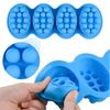 LMETJMA 3D Silicone Massage Bar Soap Molds Handmade Soap Molds for Soaps Making DIY Hair Scalp Brush Soap Bar Molds JT356