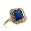 Sapphire 'Sissi' Gold Plated Ring