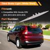 Третий стоп-сигнал для Honda CRV 2012-2016, светодиодный задний центральный верхний стоп-сигнал (Белая ракушка)