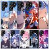 R-Rem Re Zero Аниме Мягкий чехол для Samsung Galaxy S25 Edge S26 S24 S23 Ultra Чехол для телефона S22 S21 Plus S20 FE Печатный узор Корпус