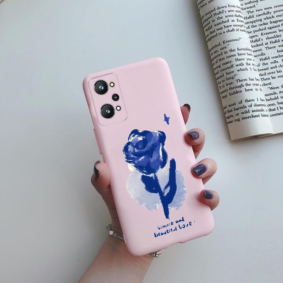 Чехол для Realme GT Neo 3T Чехол для Realme GT Neo 2 GT2 Радужный Цветок Мягкий Силикон Защитный Бампер для Телефона Чехол для Realme GT Neo 3T 2