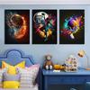 Nordic Colorful Sport Basketball Posters Prints Canvas Painting Sports Wall Art Picture for Kid Teen Boys Gift Room Gym Decor