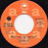 7-дюймовая пластинка LABELLE What Can I Do For You 850097PROMO Epic 1975 США SoulFunk Б/у