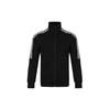 Stand Collar Knit Jacket Men Outerwear Black DW4598
