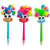 Милые мультяшные ручки Детские ручки с фигуркой большого рта Шариковая ручка Ассорти цветов Роллерная ручка Забавный подарок для мальчиков и девочек на дни рождения и праздничные вечеринки