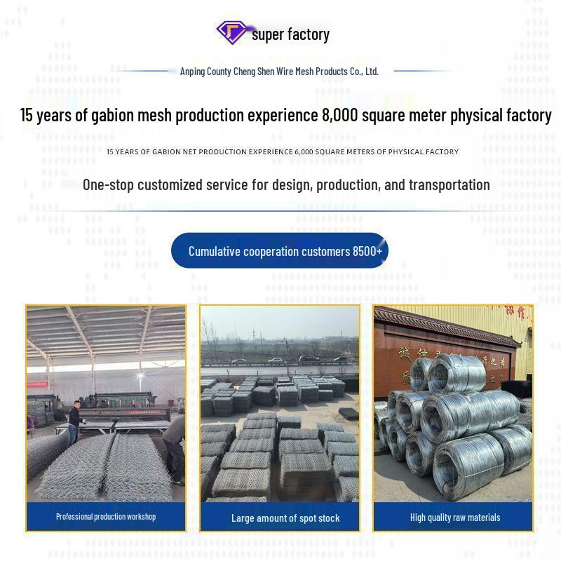 Оцинкованная сетка для габионов, короб для противопаводковой защиты и матрац Рено