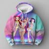 Hoodies 3D Printed, Popular Kpop Witch Hunting Group Sports Shirts, Boys and Girls Hooded Fashion Sports Shirts, Children's Cart