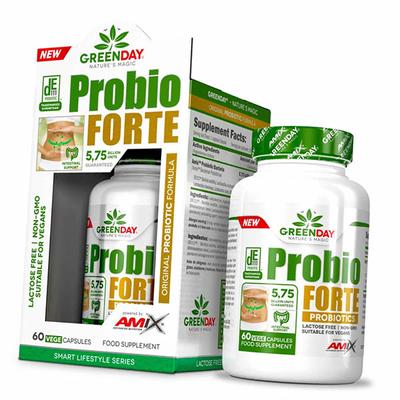 Пробиотики для пищеварения, GreenDay Probio Forte, 60вегкапс (69135003)