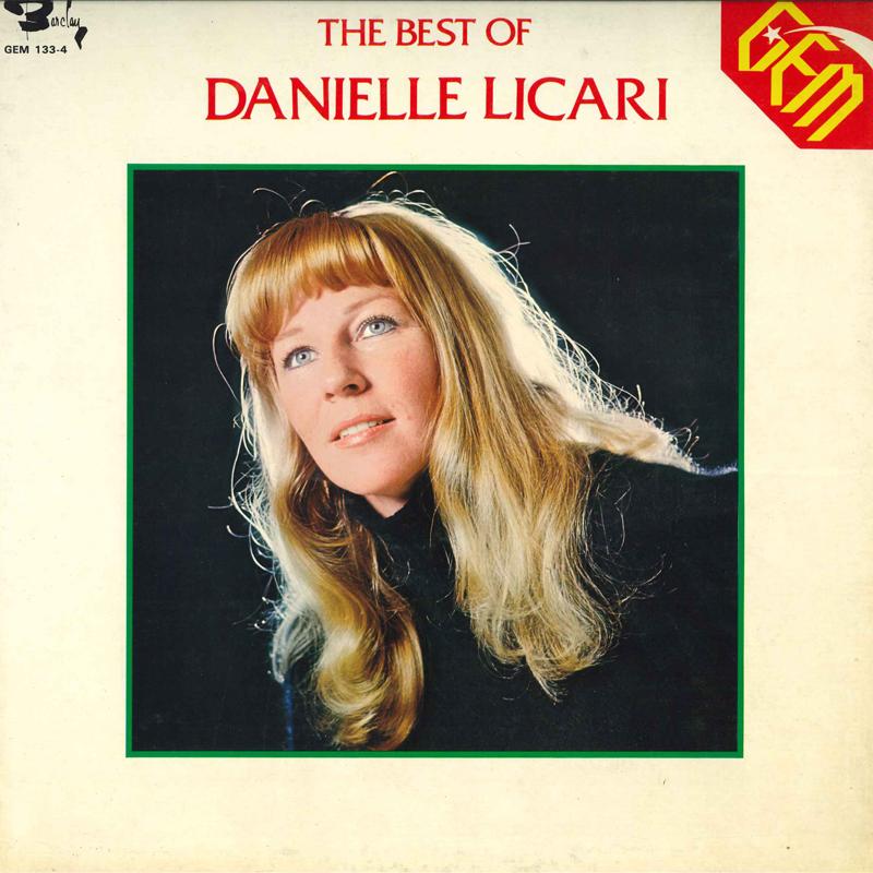 LP Пластинка ДАНИЭЛЬ ЛИКАРИ - Лучшее от Даниэль Ликари GEM1334 BARCLAY 1973 Япония Поп Б/у