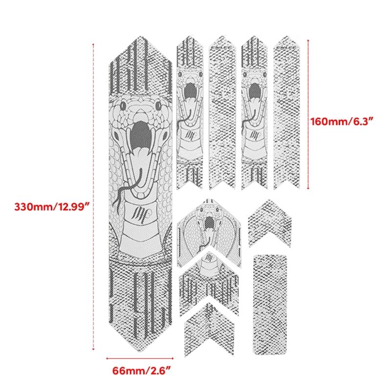 Enhanced Protective Chain Stay Pad Bike Chainstay Protector Bicycles Chains Frame Guards for Mountain Bike BMX Road Bike