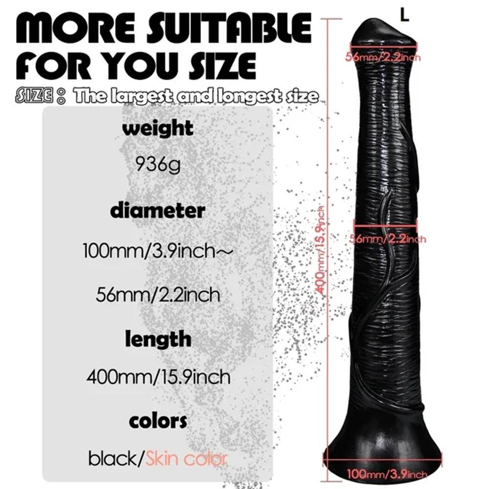 Гигантский реалистичный силиконовый фаллоимитатор в форме лошадиного члена, большой искусственный пенис, анальный фаллоимитатор, Анальная пробка, точка G, влагалище, стимуляция простаты, SM, оргазм, секс-игрушка для женщин