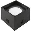 Plafonnier LED carré 10W 700lm 4200K Noir XL