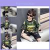 Trendy Boys Summer Camouflage Two-piece Outfit Soft Cotton Set For Kids Ages 3 To 8