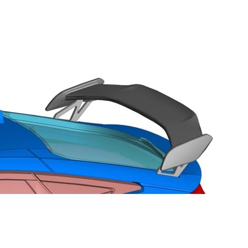 1/64 Scale Honda Civic Type R (FL5) Racing Black Package/Genuine Optional Parts Equipped Vehicle, Sonic Gray Pearl