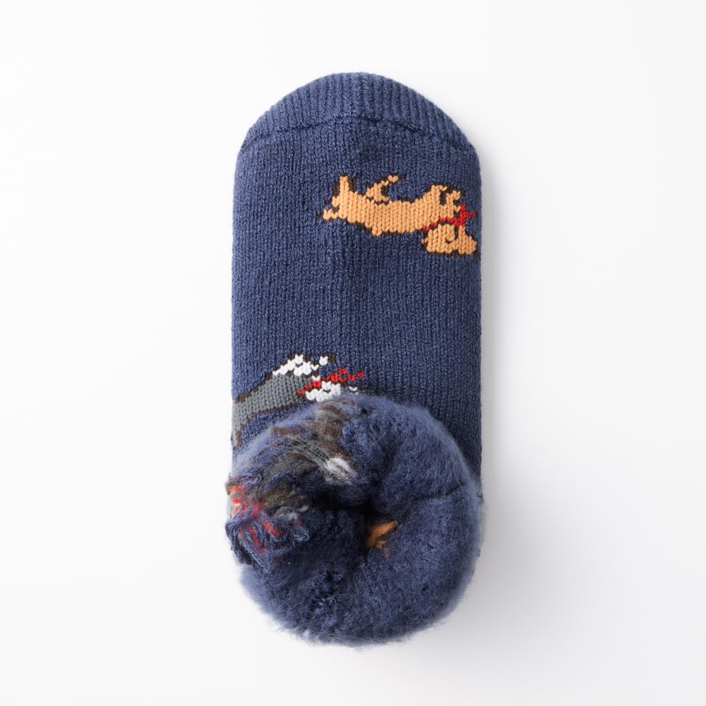 Носки Gunze Ultra Heat Warm из ворсистой шерсти для холодной погоды, C-коричневые, женские UCHI-COLLE (Набор из 2 пар), Смешивание, Средняя длина, Защита,