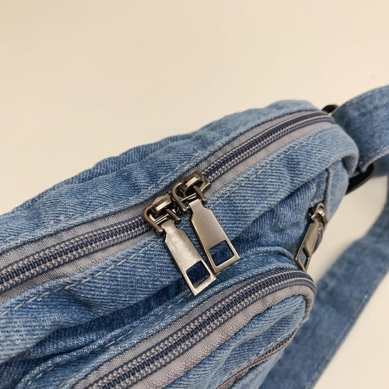 Джинсовая сумка женская спортивная сумка через плечо мужская мини-сумка для мобильного телефона