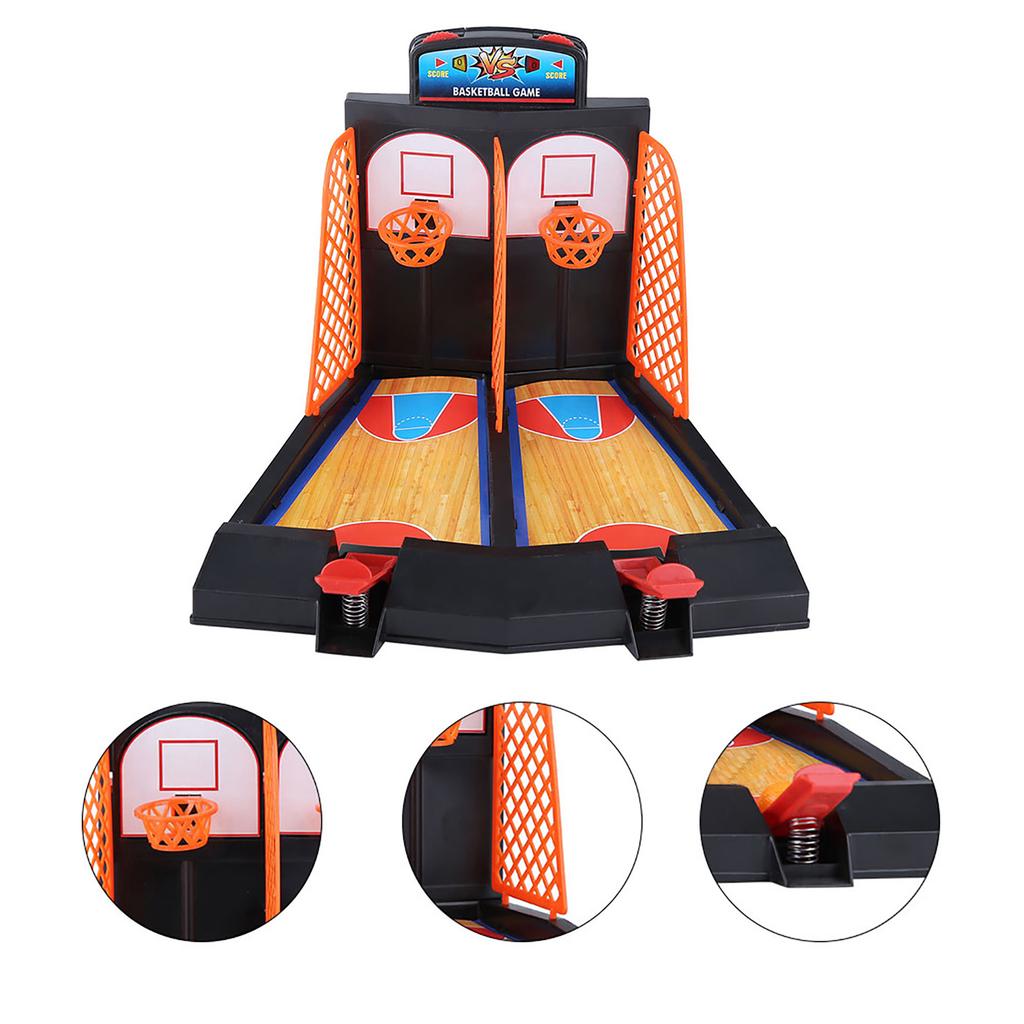 Kids Children Educationabl Basketball Shooting Toy Set Funny Pinball Interactive Board Game