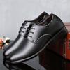 Leather Shoes Men's Leather Business Dress New Breathable First Layer Cowhide Groom Wedding Shoes