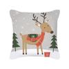 New Cartoon Christmas Pillow Cover Holiday Gift Square Cushion Cover Cushion Cover Pillow Cover