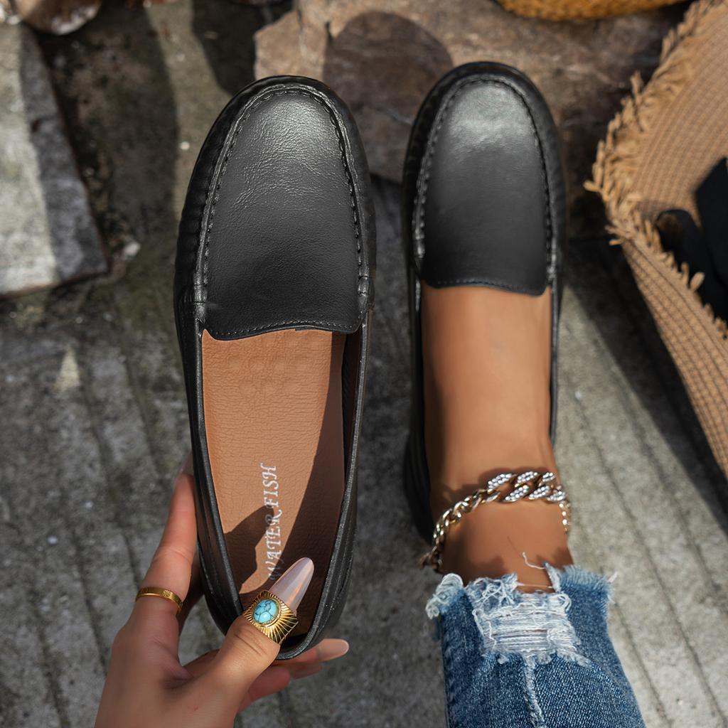 Новые туфли на плоской подошве с неглубокой подошвой для женщин, повседневная обувь для ходьбы, дизайнерские летние удобные туфли на мягкой подошве для офиса, Zapatillas De Mujer D52