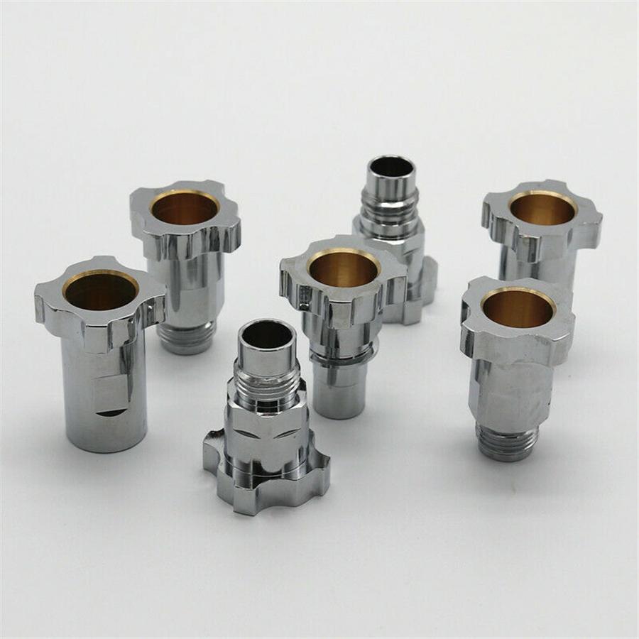 Адаптер-переходник для краскопульта, адаптер для чашки краскопульта, соединения для бачка 16X1.5 Наружная резьба для одноразового мерного стакана краскопульта, медь