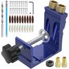 Adjustable Pocket Hole Jig Inclined Hole Joint Locator Woodworking Guides  Wood Drilling