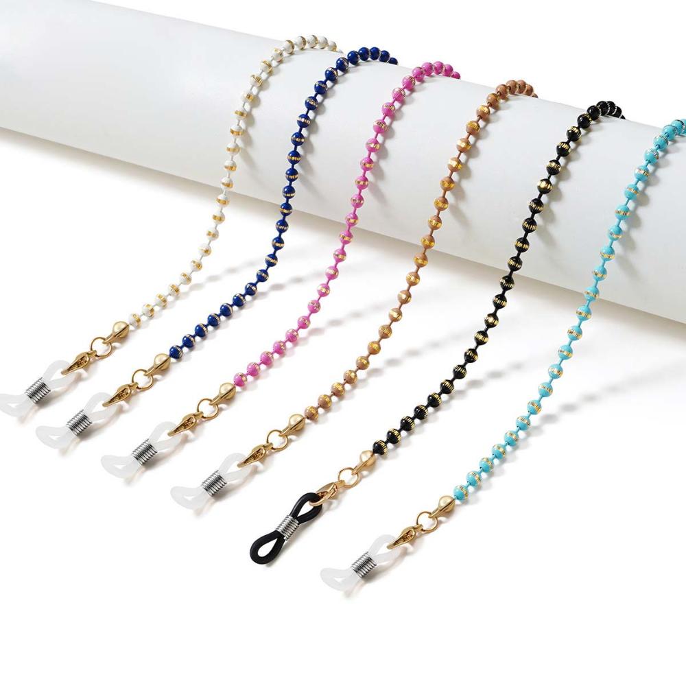 Cords Holder Straps Women Non-slip Men Mask Cord Holders Metal Mask Rope Copper Glasses Chain