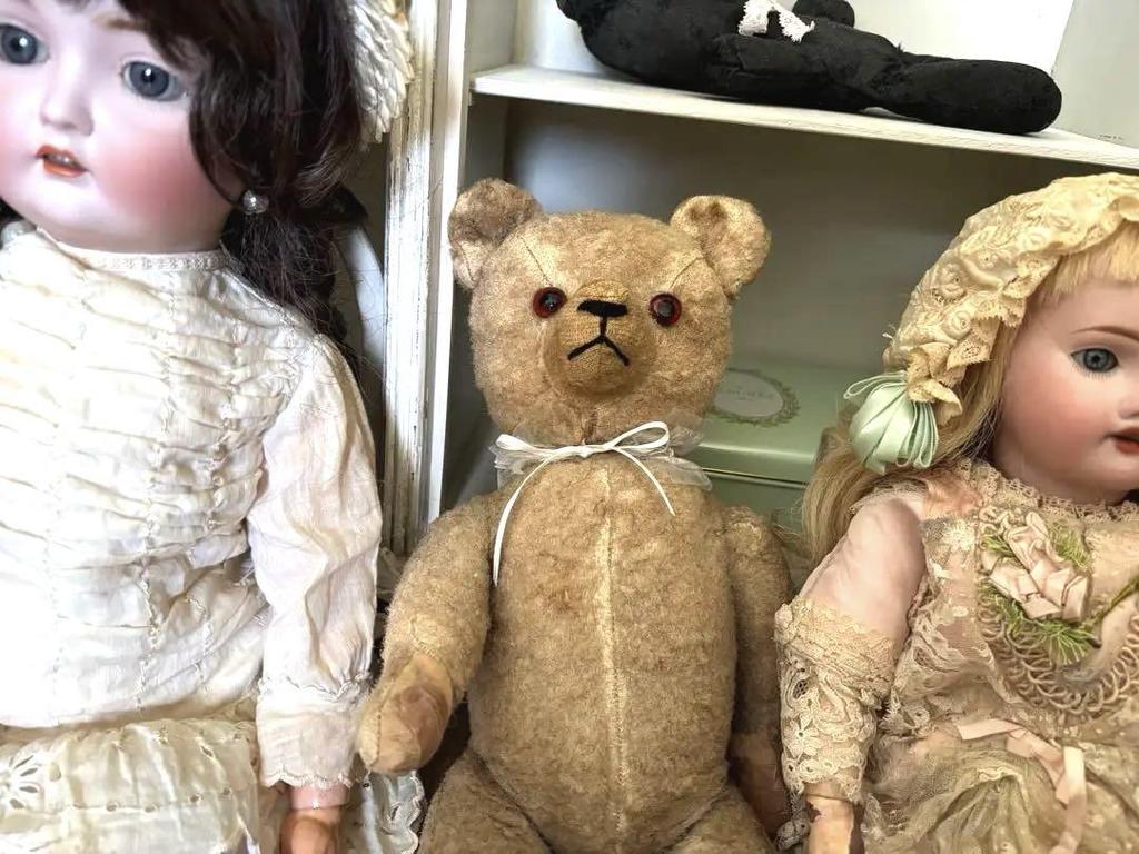 [USED] Antique teddy bear stuffed toy