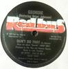 7inch Record GEORDIE - Don't Do That RBUS58 Red Bus Records 1981 UK Rock Used