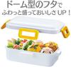 Skater Bento Single Made in Dishwasher and Microwave Aishina Moroll Design Box, 530ml, Tier, Japan, Leak-Resistant, 4-Point Lock, Safe, (PFLB6AG-A)