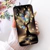 For Motorola Moto E13 Case Fashion Butterfly Flower Soft Black Silicone Cover Shockproof Shell For Motorola Moto E14 E 14 Fundas