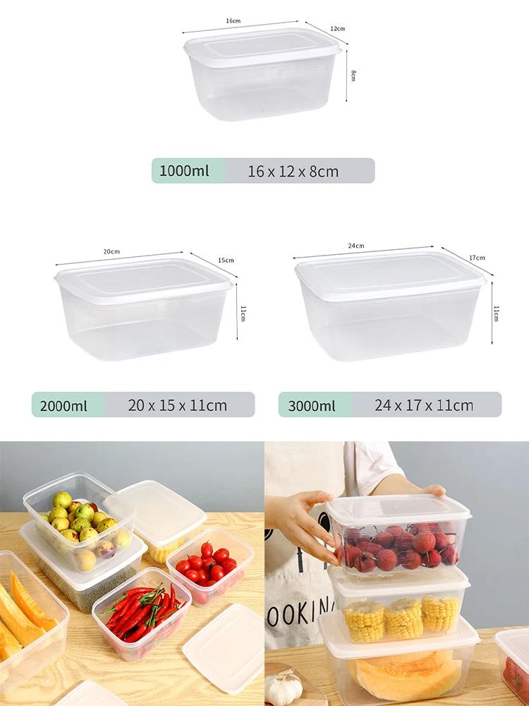 Unique Stackable and Modular Design for Better Kitchen Organization with Large Capacity Refrigerator Storage Box