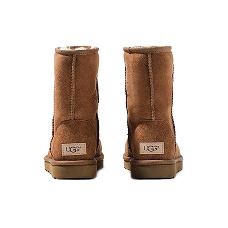 (WMNS) UGG Classic Short II 'Chestnut' Женские 1016223-CHE