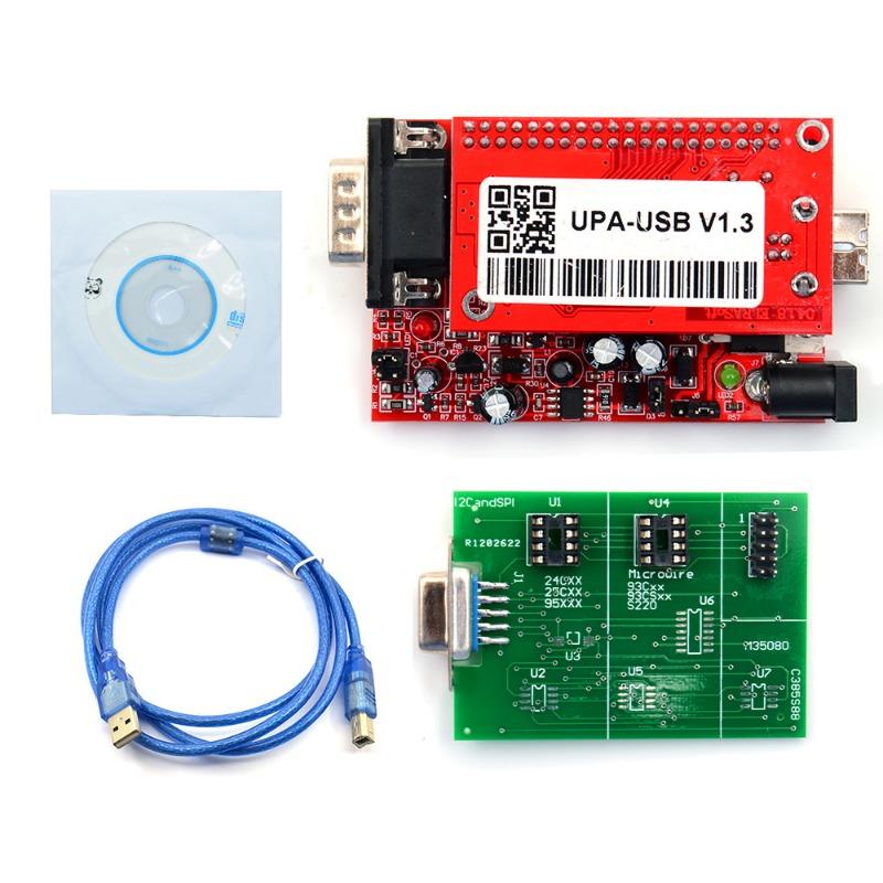 UPA-USB V1.3 Основной блок Высококачественный чип-тюнинг ЭБУ UPA USB с адаптером 1.3 Eeprom Программатор ЭБУ Поддержка Lowewst Больше автомобилей