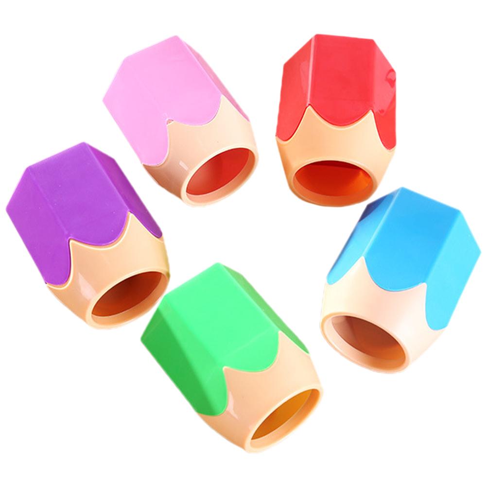 Holder Pen Organizer Shaped Brush Stand Cute Desk Makeup Cup Storage Colored Office Stationery Marker Crayon Vase Funny Supplies