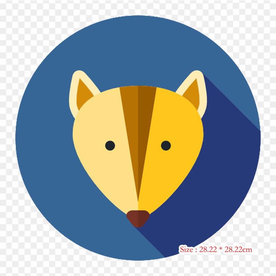 Dog Iron On Heat Transfer Printing Vinyl Patches Sticker for Clothes DIY Appliques Washable Patches