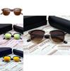 Polished Retro Fashion Womens Half Frame Flash Mirror Lens Club Vintage Master Sunglasses