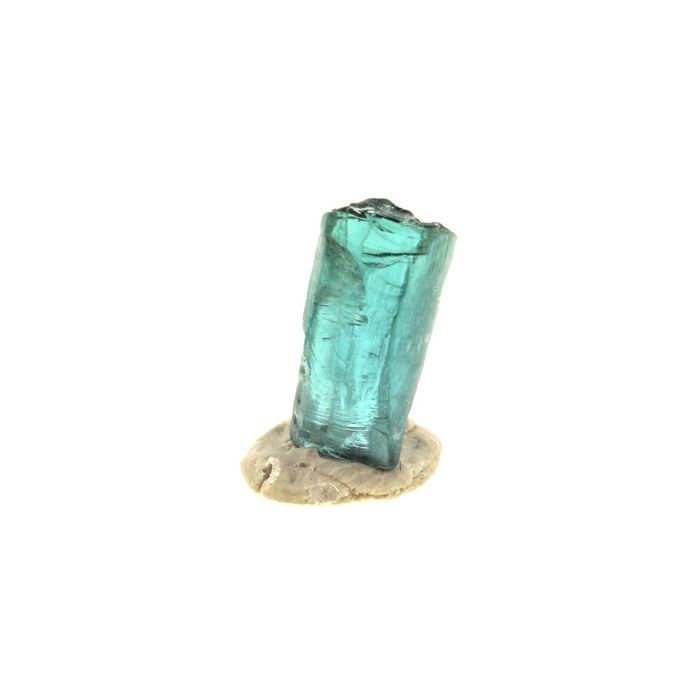 Pierres et Minéraux. Tourmaline Indicolite. 2.36 ct. Dara-e-Pech, Kunar, Afghanistan.