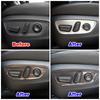 For Toyota Highlander XU70 2024 Interior Accessories Decorate Modify Seat Adjustment Switch Button Panel Cover Frame Sticker