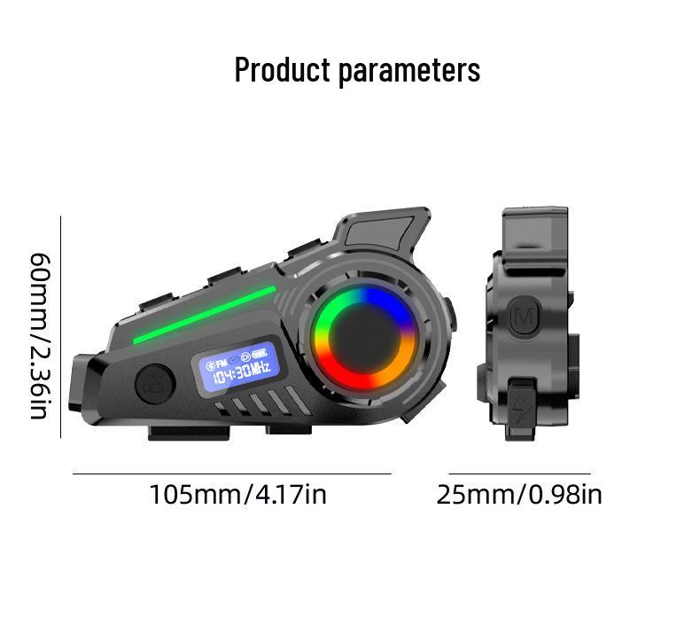 K19 Bluetooth Motorcycle Helmet with Dash Cam, HD Camera, FM Radio, and GPS Tracking