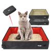 Складной туалет для кошек, портативный водонепроницаемый туалет для домашних животных, легкий складной туалет для щенков и собак, подстилка для кошачьего туалета, горшки