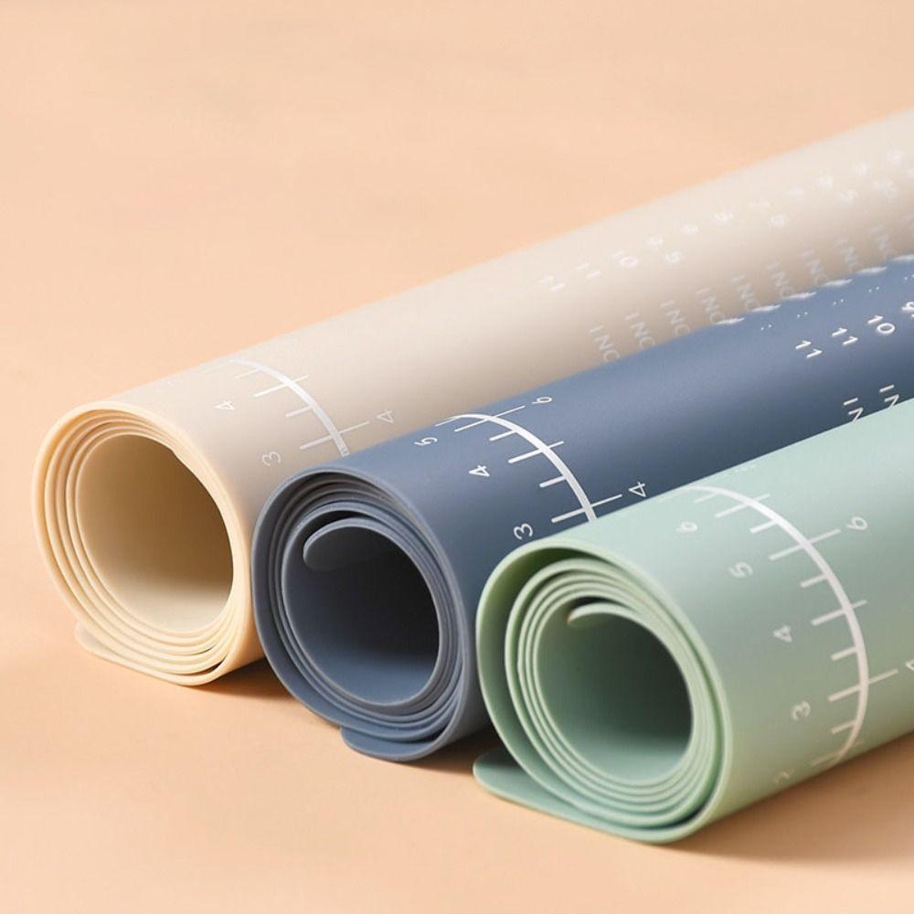 Антипригарный коврик для раскатки теста со шкалой, коврик для выпечки, бытовой силиконовый набор для замешивания теста, торт