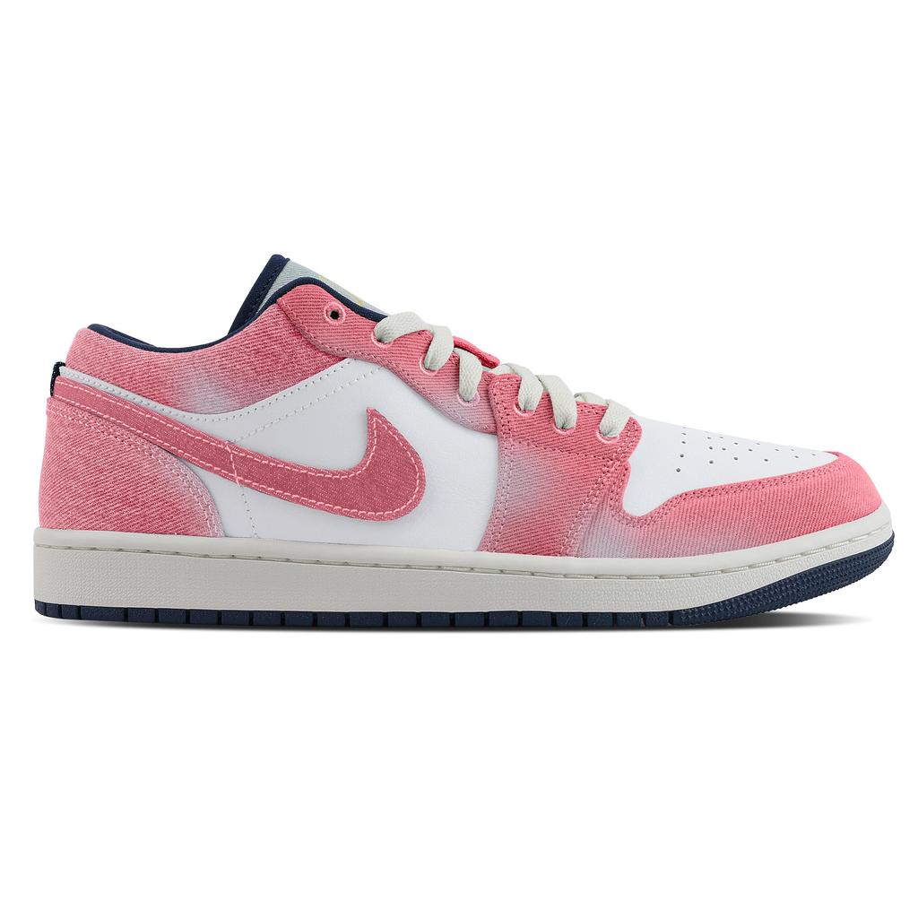 Jordan Air Jordan 1 Tail Fox, Heart Box Устойчивые к истиранию Низкие Винтажные Баскетбольные Кроссовки Мужские Розово-белые IH0648-141(Команда773--)
