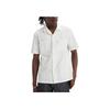 Рубашка мужская Levis с принтом, кубинским воротником на пуговицах, с коротким рукавом, белая A8457-0002