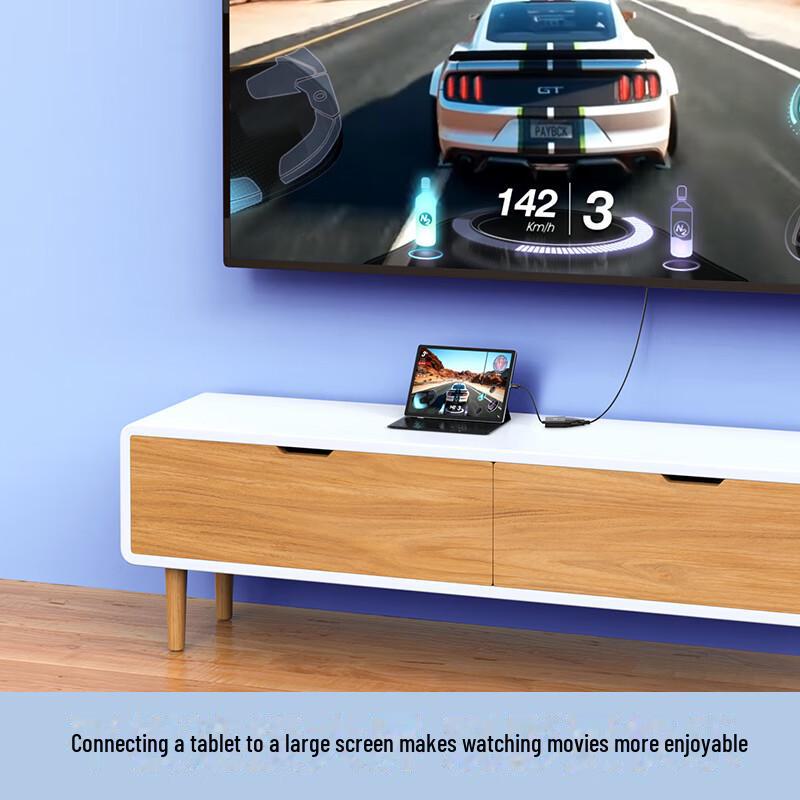 Кабель-адаптер Biaz 4K Type-C - DVI Female для проектора