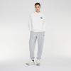 New Balance Трикотажные брюки унисекс серые с умеренной манжетой 6LD38101-GR